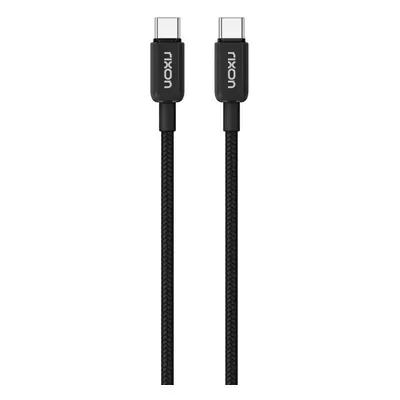 Rixon datový a nabíjecí kabel USB-C/USB-C nylon PD60W