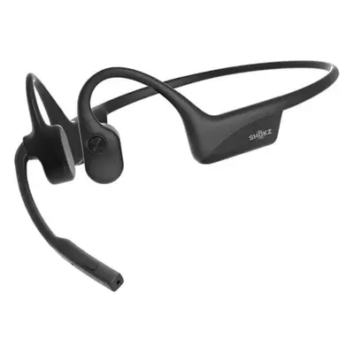 Shokz OpenComm 2 bez adaptéru, Bluetooth sluchátka před uši s mikrofonem, černá