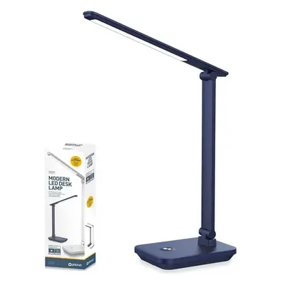 Platinet PDL6731NB LED stolní lampa 5W USB nabíjecí modrá