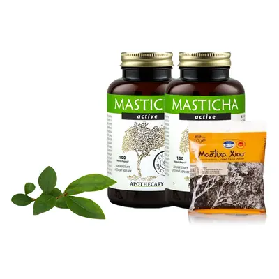 Masticha Active 2x + masticha krystaly zdarma