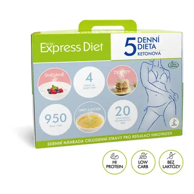 5denní proteinová ketonová dieta na hubnutí Express Diet 20x59 g - nová receptura bez laktózy