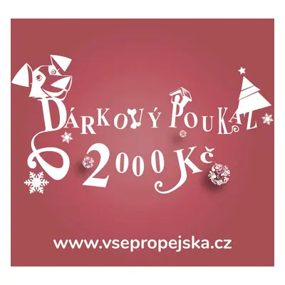 Vsepropejska Tmavě růžový dárkový poukaz (elektronický) Typ: 2000 Kč