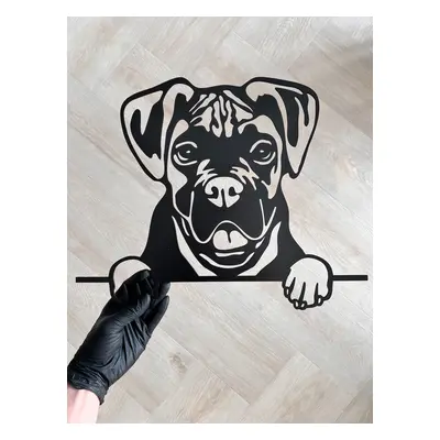 Vsepropejska Boxer dřevěná dekorace na zeď Rozměr (cm): 39 x 30, Typ: Boxer 2