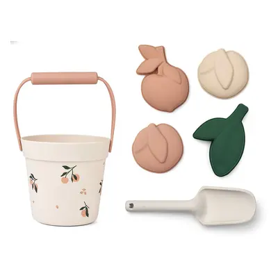 Plážový set na písek Florence Peach / Sea Shell Liewood