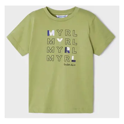 Tričko s krátkým rukávem MYRL basic khaki MINI Mayoral