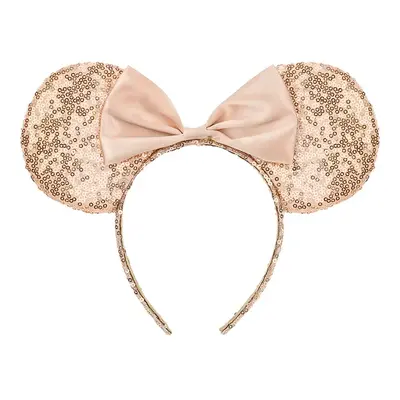 PartyDeco Čelenka MINNIE MOUSE mašlí rosegold