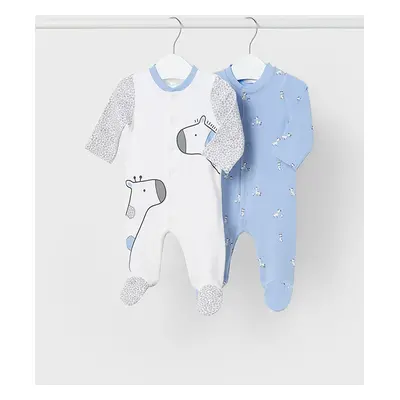 2 pack overalů ŽIRAFKY světle modrý NEWBORN Mayoral (nedostupné)