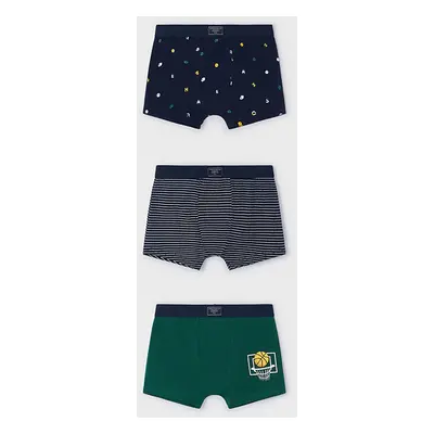 3 pack boxerek BASEBALL tmavě zelené MINI Mayoral