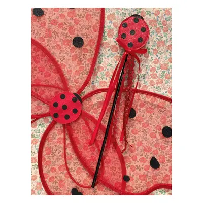 Křídla s hůlkou LADYBUG GLITTER Konges Slojd