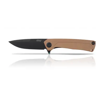 ANV Z100 - DLC Black, G10 Coyote, Liner Lock ANVZ100-023