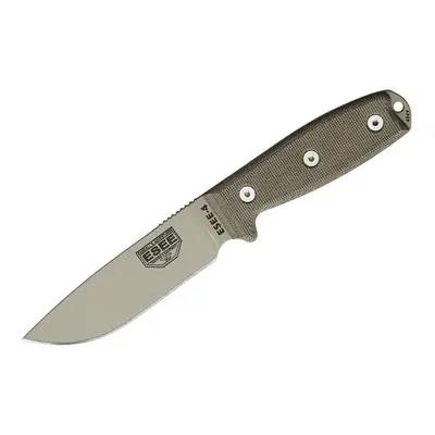 ESEE 4 PMBDT 1095 OD Green Micarta, Black Sheath, MOLLE Back