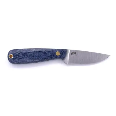 Brisa Necker 70 Flat Bluejeans Micarta Leather