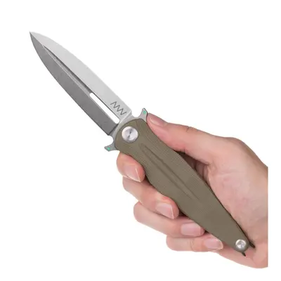 ANV Z400 BB - Sleipner Stonewash, G10 Olive ANVZ400-013