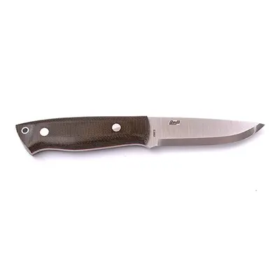 Brisa Trapper 95 Elmax Scandi Green Micarta Sheath Bushcraft 95