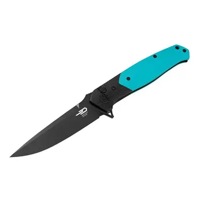 Bestech Swordfish Button Lock Black & Tiffany Blue BG62E