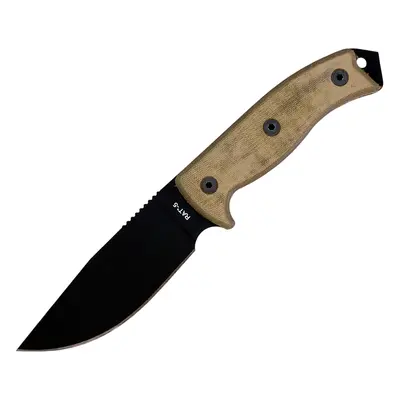 Ontario RAT 5 Black, Nylon Sheath