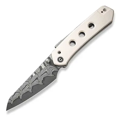 Civivi Vision FG C22036-DS1 Damascus Ivory G10