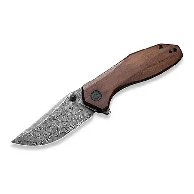 Civivi ODD 22 C21032-DS1 Black Cuibourtia Wood Damascus