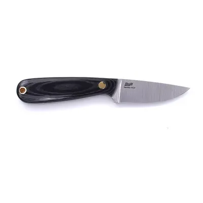 Brisa Necker 70 Flat Black Micarta Kydex