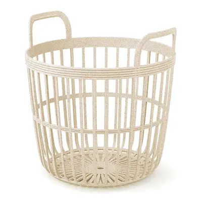 PRO Koš s uchy ZOE BASKET ECO WOOD krémový 41,9cm