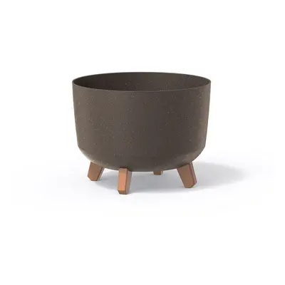 PRO Květináč GRACIA STANDARD ECO WOOD kávový 33,9cm