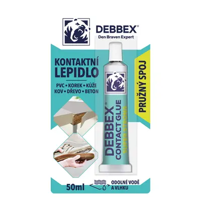 Debbex Kontaktní lepidlo BLISTR, 50ml