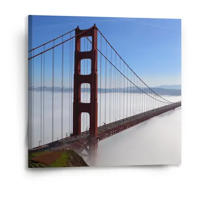 Obraz Golden Gate v mlze - 50x50 cm