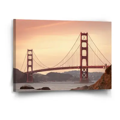 Obraz Golden Gate 2 - 90x60 cm