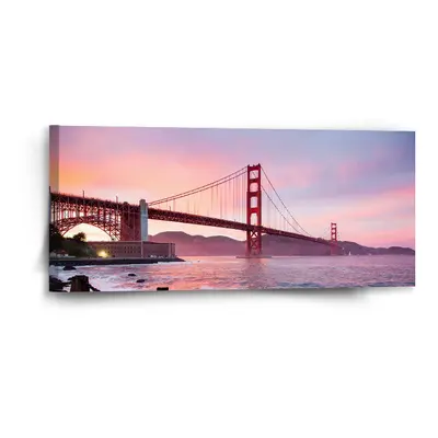 Obraz Golden Gate - 110x50 cm