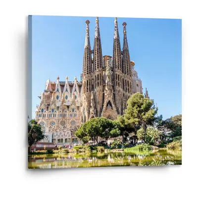 Obraz Barcelona Sagrada Familia - 110x110 cm