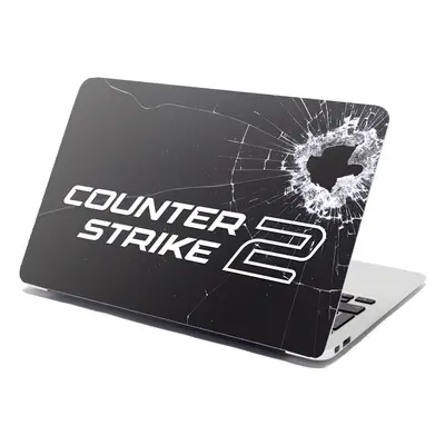 Samolepka na notebook Counter Strike 2 Průstřel - 29x20 cm