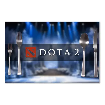 Prostírání DOTA 2 Modrá: 40x30cm