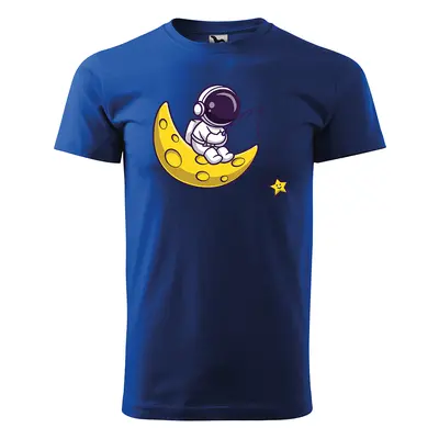 Tričko s potiskem Baby astronaut - modré 5XL