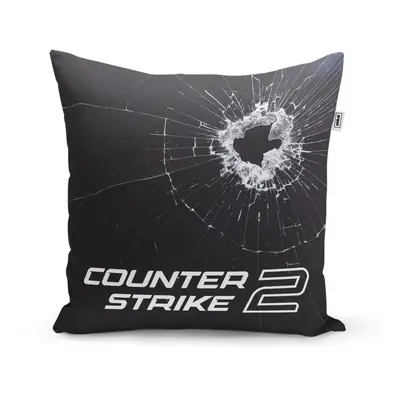 Polštář Counter Strike 2 Průstřel - 50x50 cm