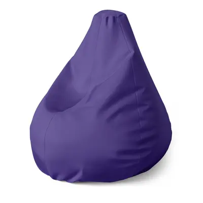 Sedací vak Pear Purpurová - 70 x 70 x 95 cm