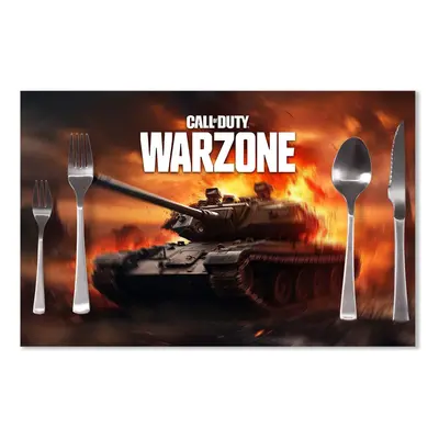 Prostírání Call of Duty Warzone - tank: 40x30cm