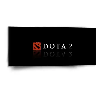 Obraz DOTA 2 Černá - 110x50 cm