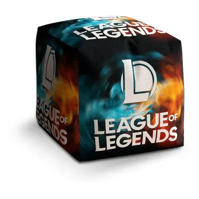 Taburet Cube League of Legends Glow: 40x40x40 cm