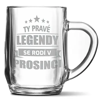 Půllitr Ty pravé legendy se rodí v prosinci: 0,5