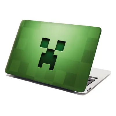 Samolepka na notebook Green Blocks - 29x20 cm