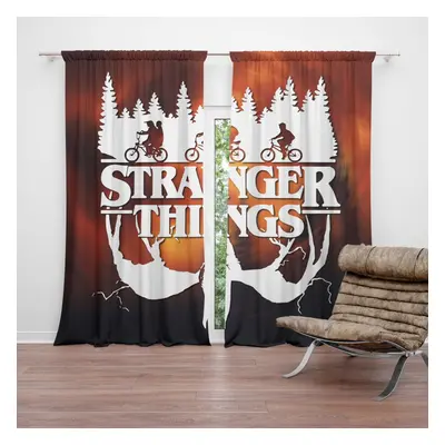 Závěs Stranger Things Glow: 2ks 140x250cm