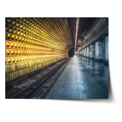 Plakát Pražské metro - 60x40 cm