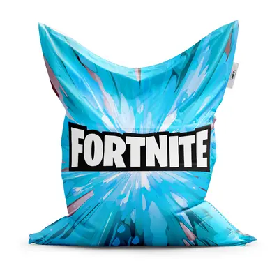 Sedací vak Classic FORTNITE modrá - 150x100 cm