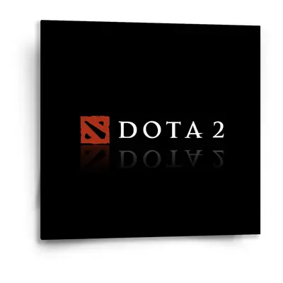 Obraz DOTA 2 Černá - 50x50 cm