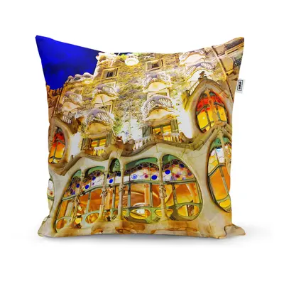 Polštář Barcelona Gaudi Casa Batllo 1 - 40x40 cm