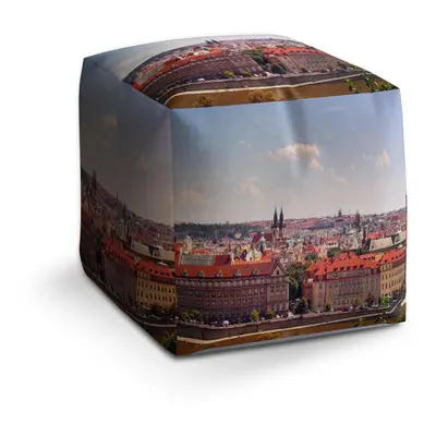 Taburet Cube Praha: 40x40x40 cm