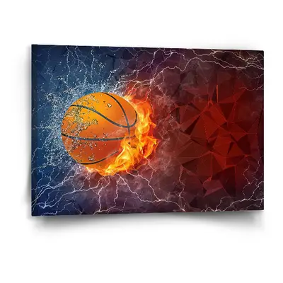 Obraz Basketbalový míč - 90x60 cm