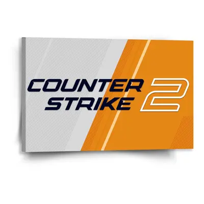 Obraz Counter Strike 2 Oranžová - 120x80 cm