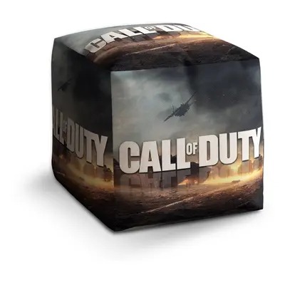 Taburet Cube Call of Duty Bojiště: 40x40x40 cm