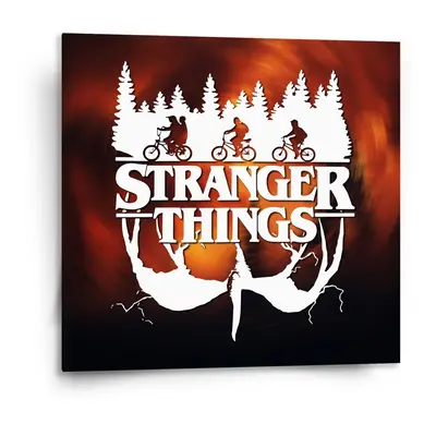 Obraz Stranger Things Glow - 110x110 cm